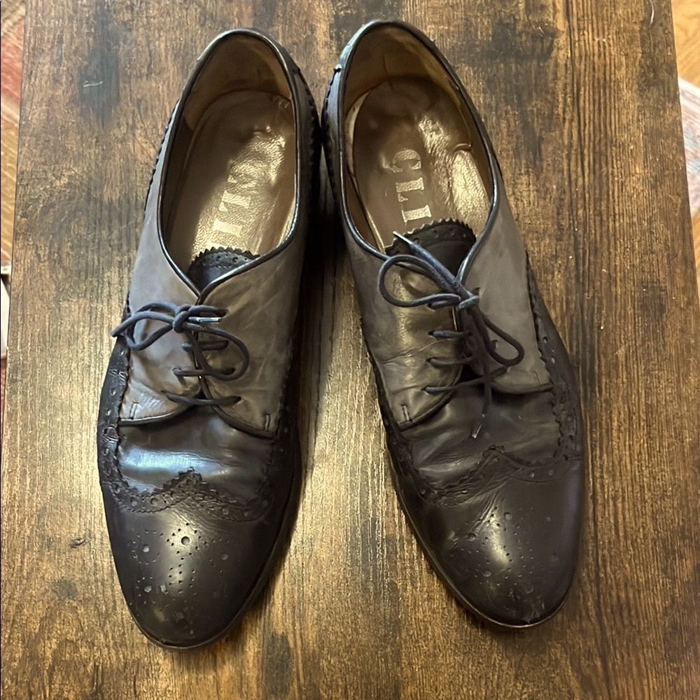 Black Leather Men's Shoes